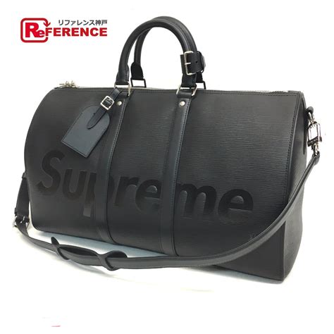 supreme louis vuitton duffle bag fake